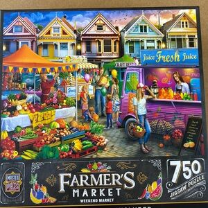 Master Piece 750 piece puzzle “ Farmer’s Market “